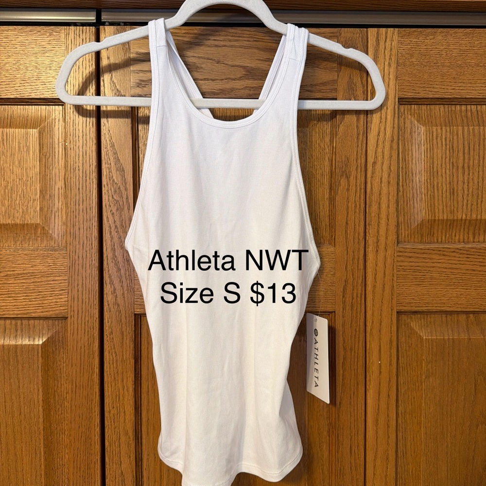 Athleta Classic White Tank Top